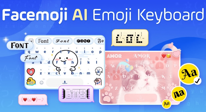 facemoji ai emoji keyboard poster