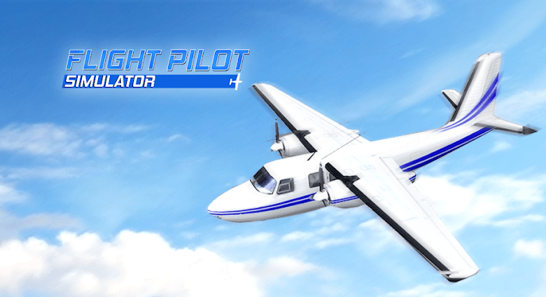 flight pilot simulator 3d poster