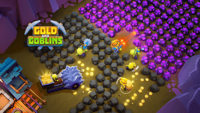 gold and goblins idle digging poster