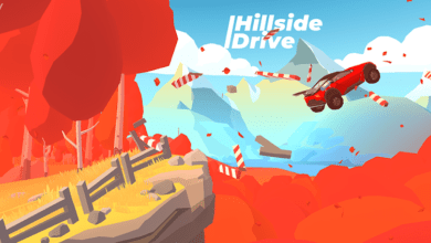 hillside drive car racing poster