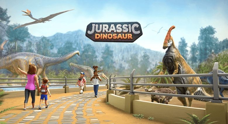 jurassic dinosaur dino game poster