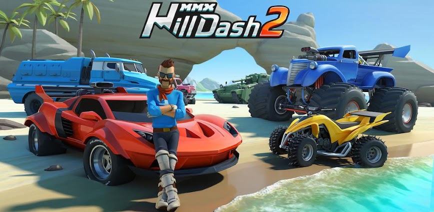 تحميل لعبة MMX Hill Dash 2 مهكرة للاندرويد اخر اصدار