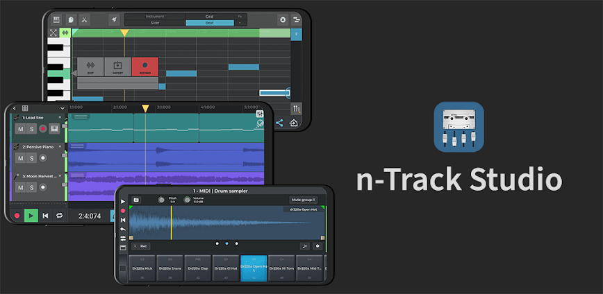 تحميل تطبيق n-Track 9 مهكر للاندرويد اخر اصدار