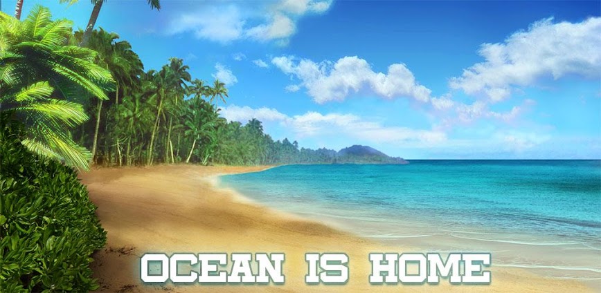 ocean is home poster