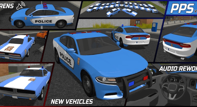police patrol simulator poster