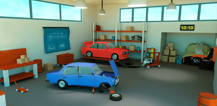 تحميل لعبة Retro Garage مهكرة للاندرويد اخر اصدار