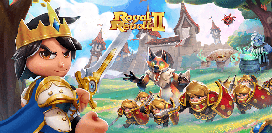 royal revolt 2 tower defense poster