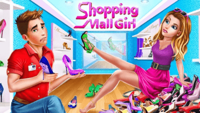 shopping mall girl chic game poster