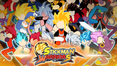 stickman warriors poster