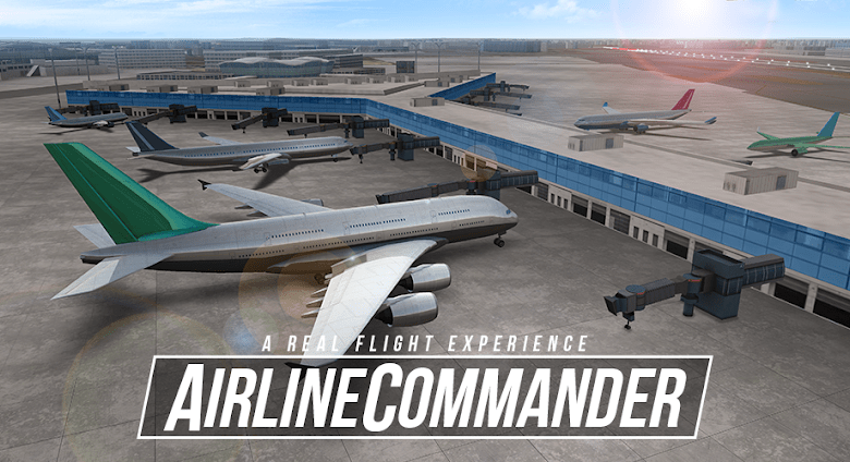 airline commander flight game poster
