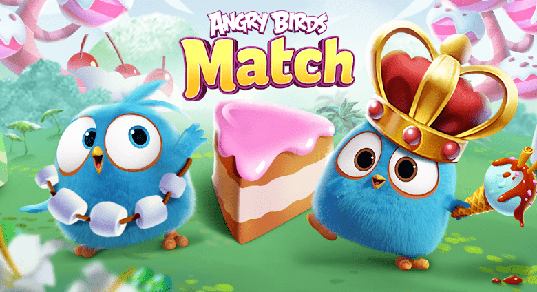 angry birds match 3 poster
