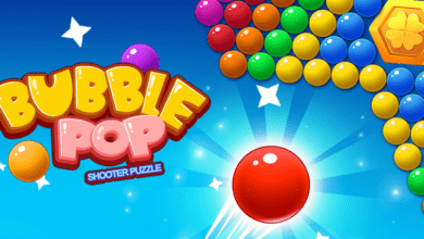 bubble pop shooter puzzle poster