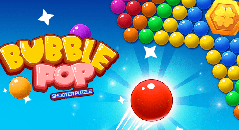 bubble pop shooter puzzle poster