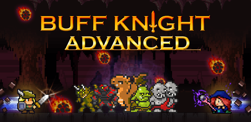 تحميل لعبة Buff Knight Advanced مهكرة للاندرويد اخر اصدار icon