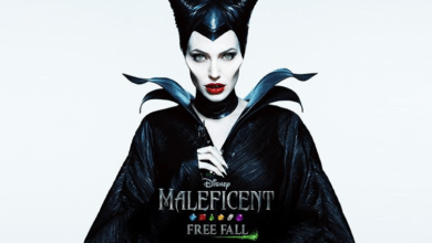 disney maleficent free fall poster