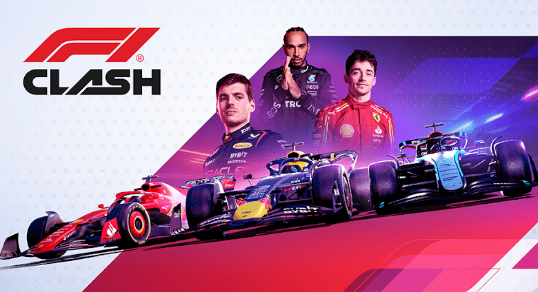 f1 clash car racing manager poster