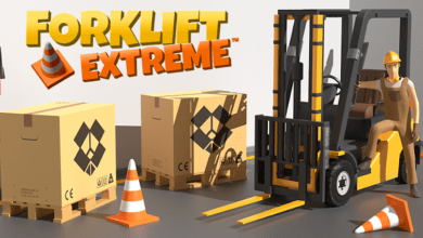 forklift extreme simulator poster