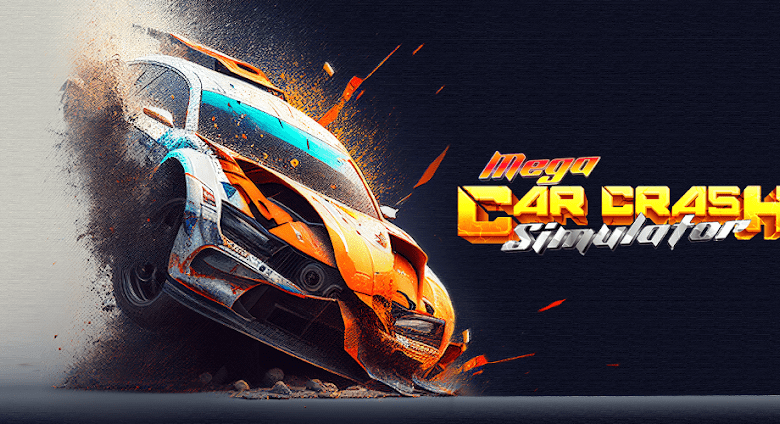 mega car crash simulator poster
