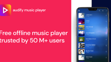 music player audify player poster