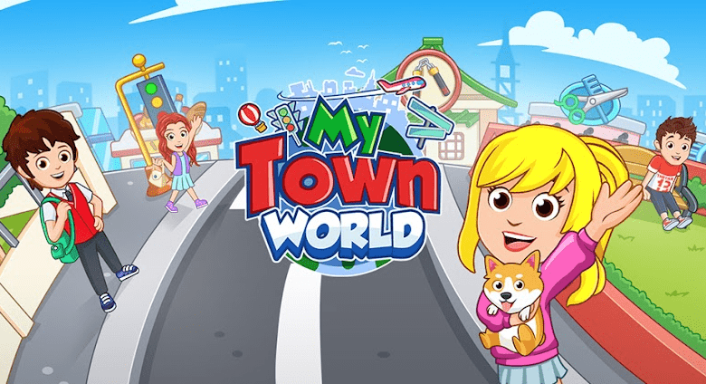 my town world mega doll house poster