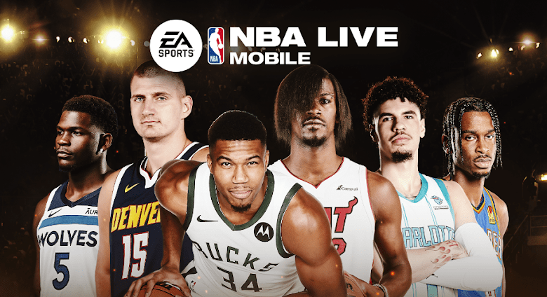 nba live mobile basketball poster