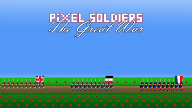 pixel soldiers the great war poster