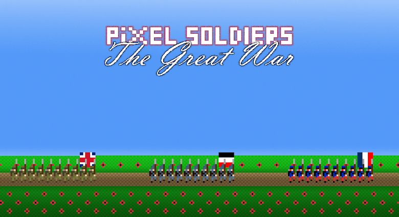 pixel soldiers the great war poster