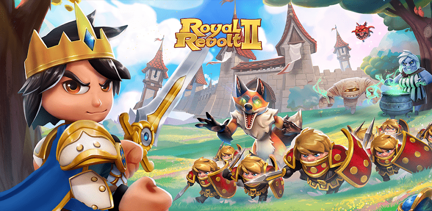 تحميل لعبة RoyalRevolt 2 مهكرة للاندرويد اخر اصدار