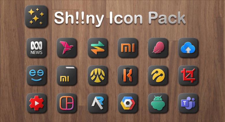shiiny icon pack poster