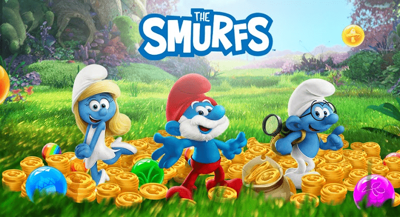 smurfs bubble shooter story poster