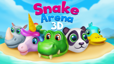 snake arena snake game 3d poster