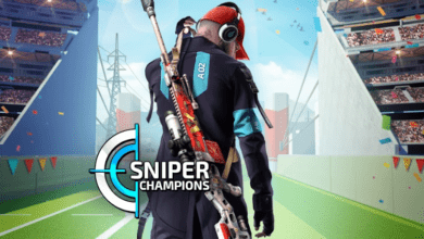 sniper champions 3d shooting poster