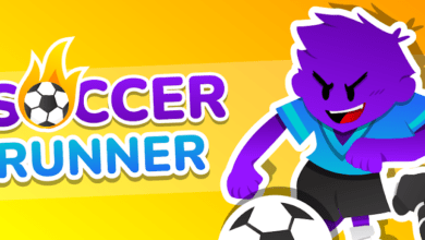 soccer runner poster