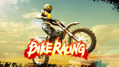 bike racing 3d poster