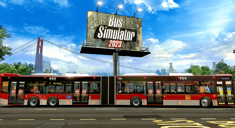 bus simulator 2023 poster
