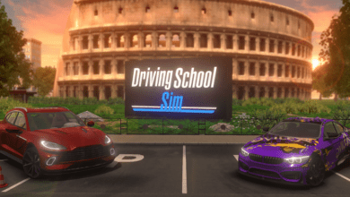 driving school simulator poster