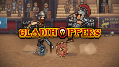 gladihoppers gladiator fight poster