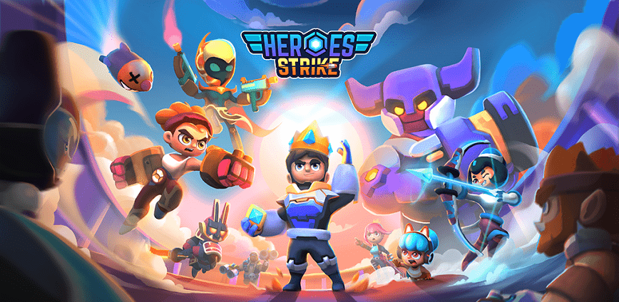 تحميل لعبة Heroes Strike مهكرة للاندرويد اخر اصدار