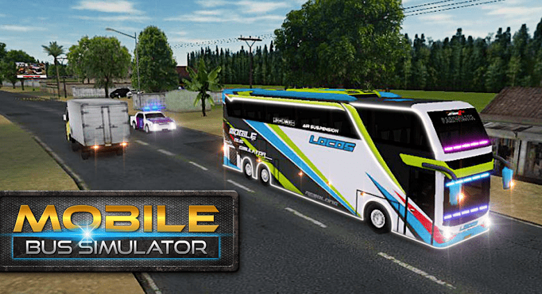 mobile bus simulator poster