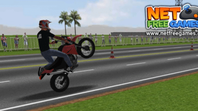 moto wheelie 3d poster