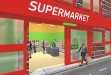 my supermarket simulation 3d poster