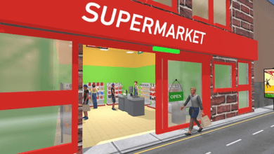 my supermarket simulation 3d poster