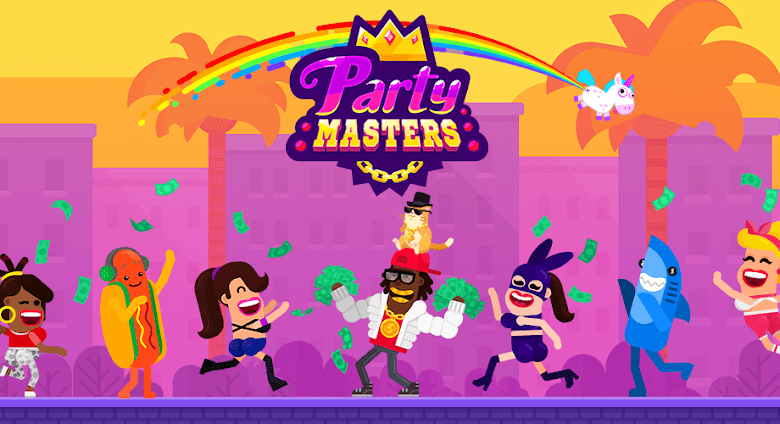 partymasters fun idle game poster