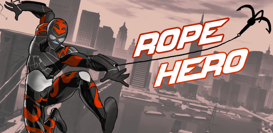 تحميل لعبة Rope Hero مهكرة للاندرويد اخر اصدار