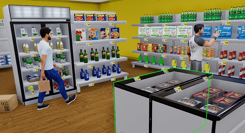 store management simulator poster