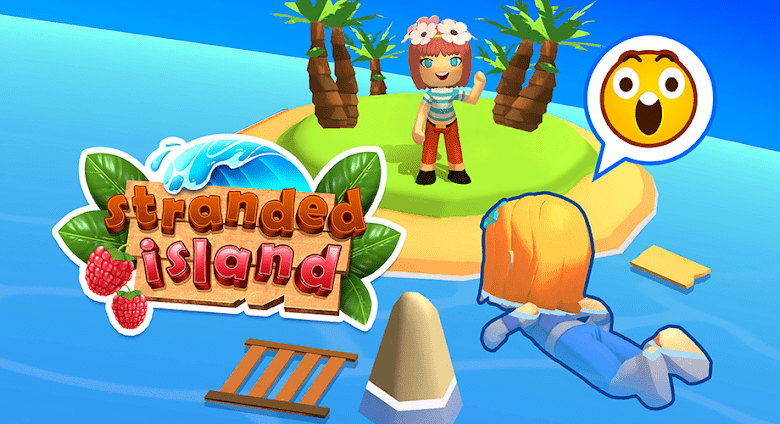 stranded island poster