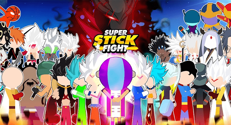 super stick fight allstar hero poster