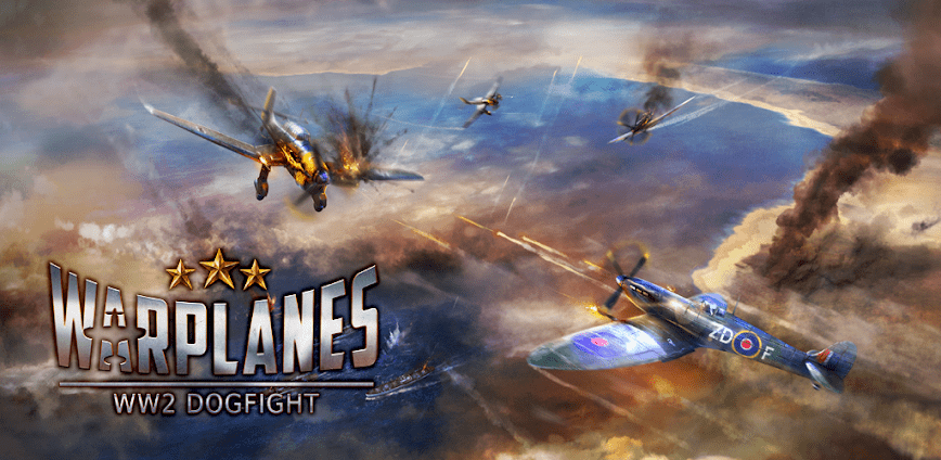 تحميل لعبة Warplanes: WW2 Dogfight مهكرة للاندرويد اخر اصدار