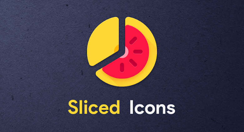 sliced icon pack poster