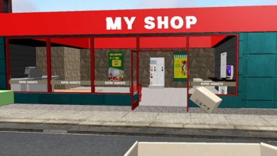 supermarket 3d store simulator poster